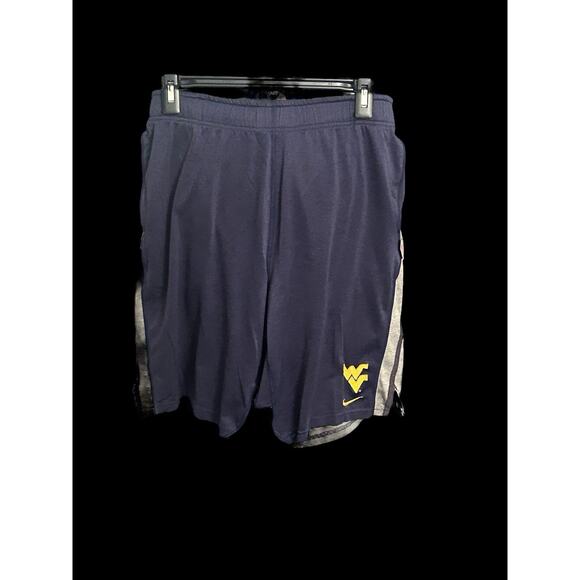 Nike‎ West Virginia Mountaineers Athletic Shorts Men’s Small Dri Fit NCAA - Picture 1 of 8